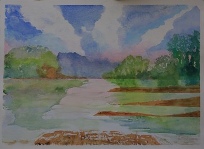 River, Dittsham, Devon by Cosima Duggal